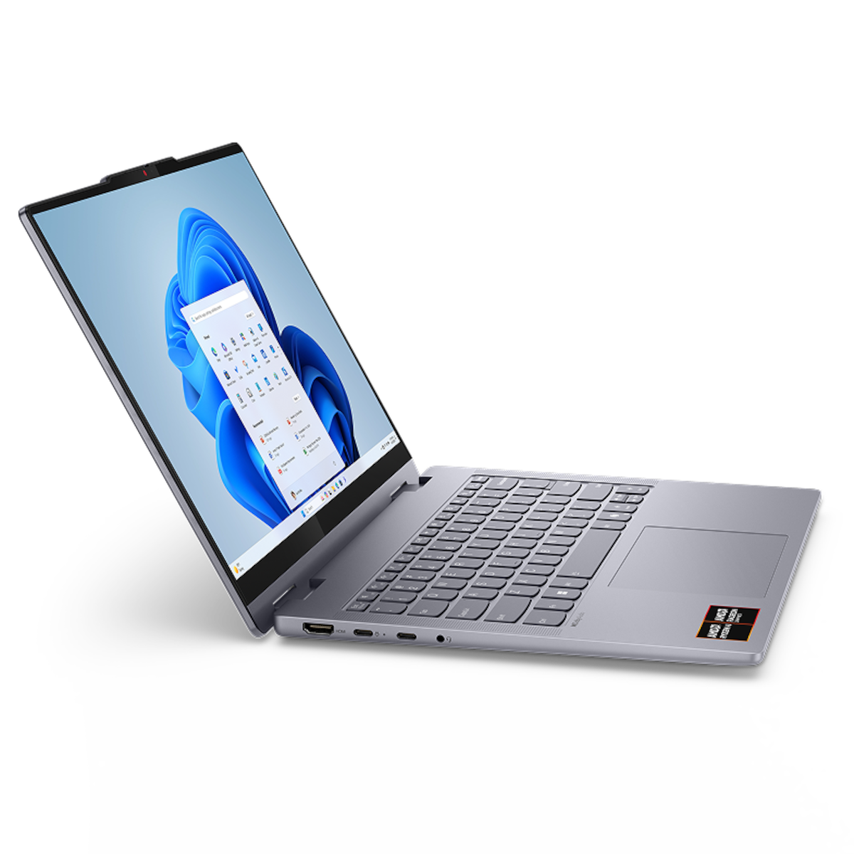 Laptop Lenovo IdeaPad 5 2‑in‑1 14AGP11, 14", AMD Ryzen 7 AI 445, 32GB RAM, 1TB SSD, AMD Radeon 840M Graphics, i hirtë