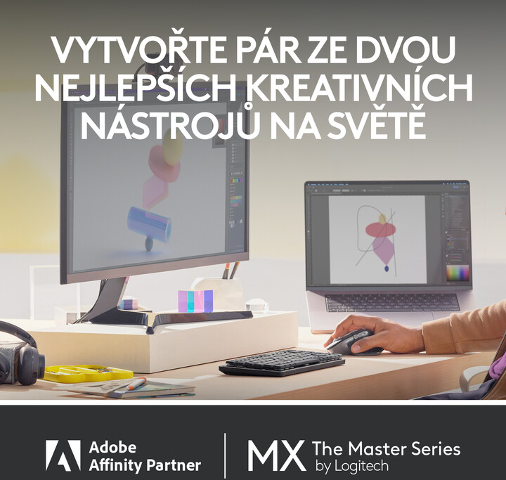 Tatierë Logitech MX Mechanical Mini për Mac, gri e çelët