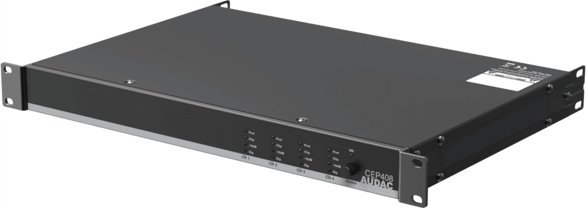 Amplifikator Audac CEP408, 4 kanale, 80W për kanal, 4Ω 100V