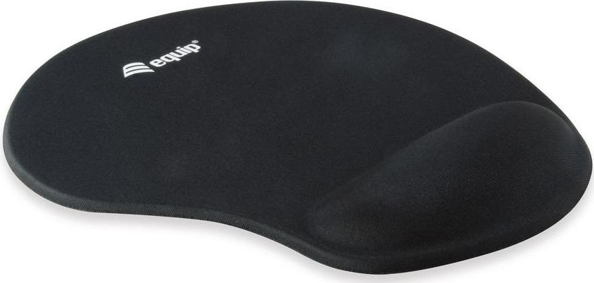 Mousepad me xhel Equip, ergonomik, kundër rrëshqitjes, i zi