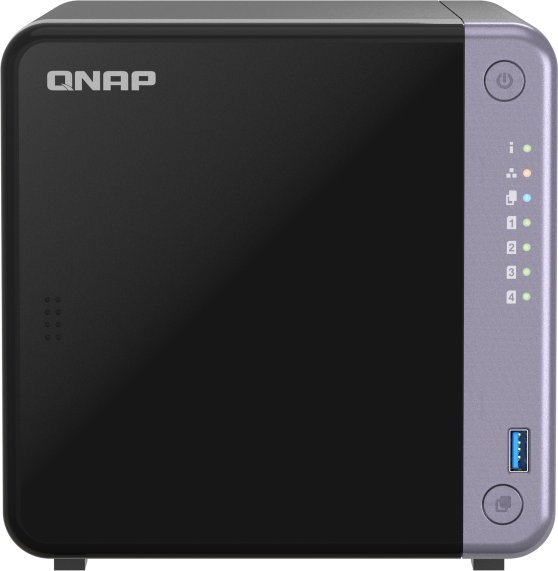 Server NAS QNAP TS-432X-4G, 4 slote, 4GB RAM, i bardhë