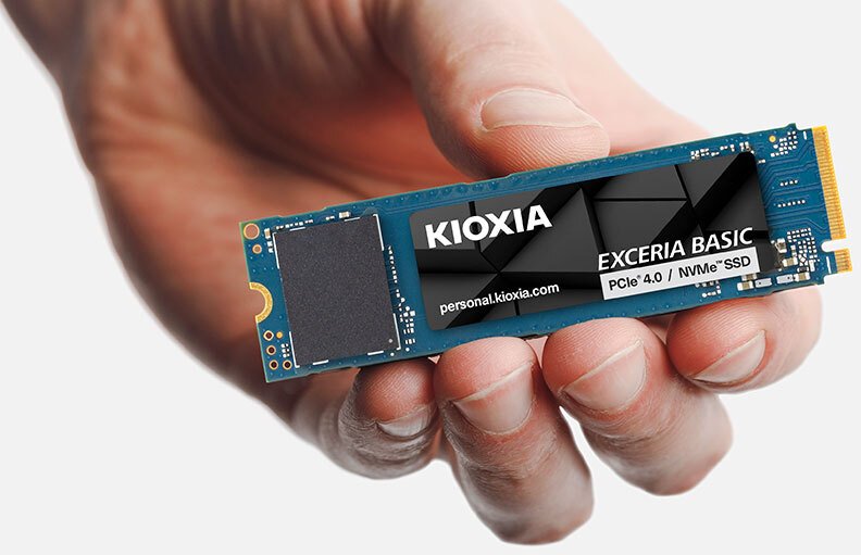 SSD NVMe KIOXIA Exceria Basic, PCIe 4.0, M.2 2280, i zi