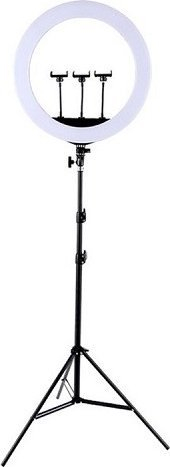 Dritë unazore LED Puluz TBD020142220, 18", 50W, temperaturë 3000–6000K