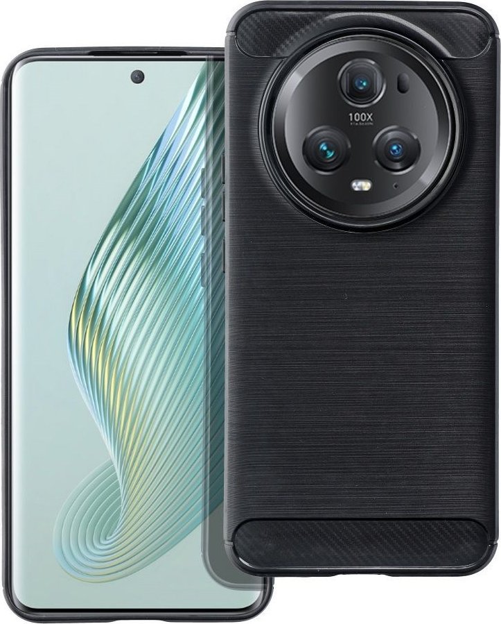 Mbulesë telefoni për Honor Magic 5, karboni, e zezë