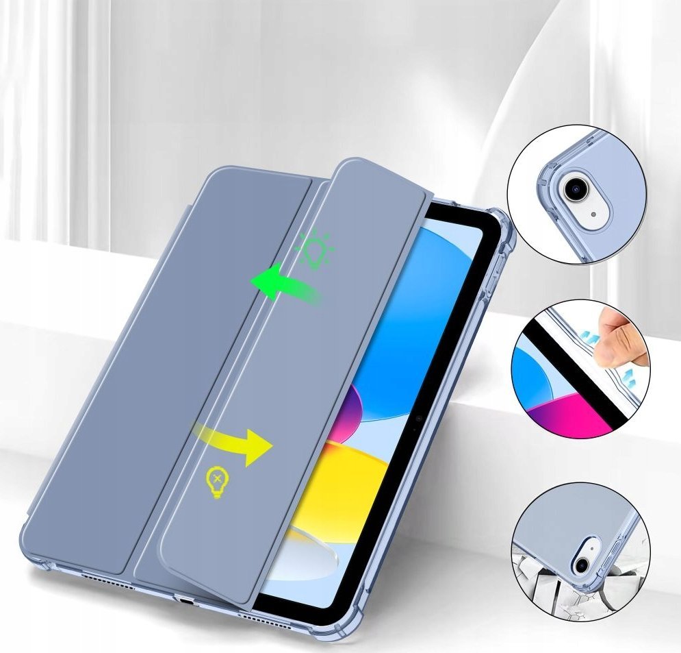 Mbulesë tablet Tech-Protect SmartCase Pen Hybrid për iPad 10.9" 2022, blu