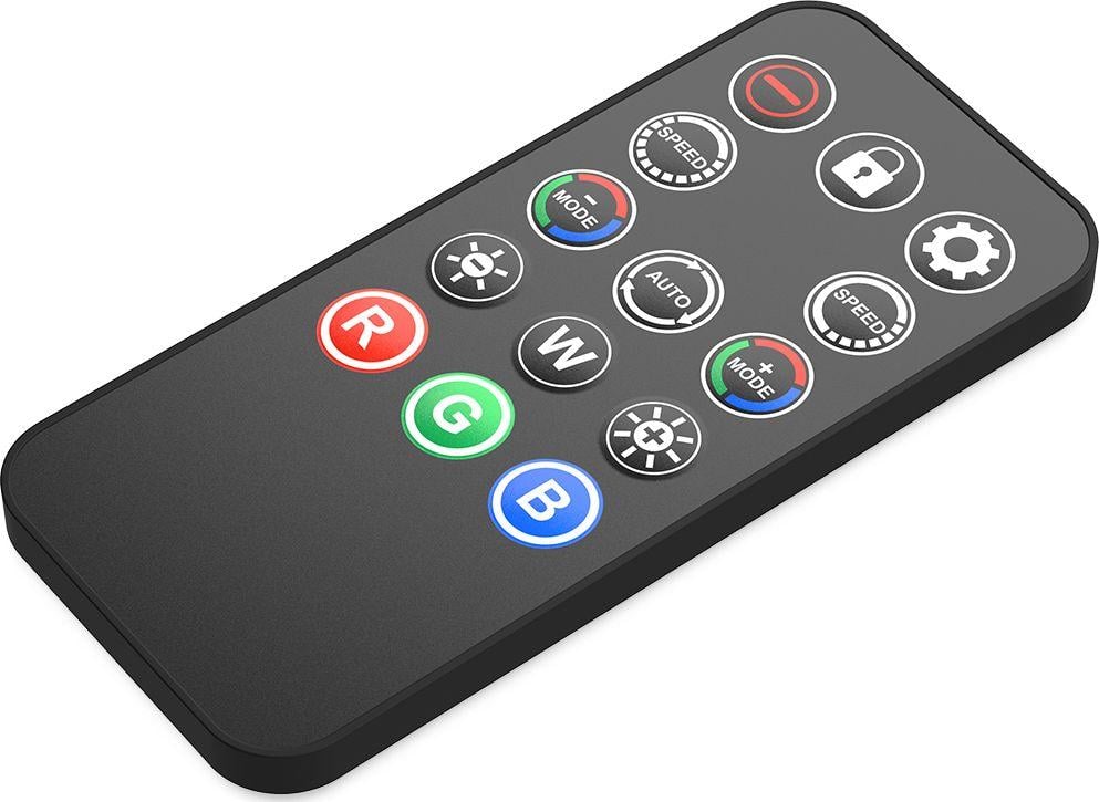 Ventilatorë Krux Lunar ARGB KIT 3x120 mm, 12 V, i bardhë/ zi