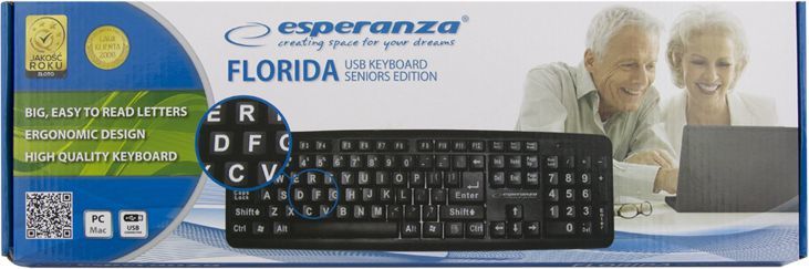Tastierë Esperanza EK129 Florida Wired Black US (EK129)