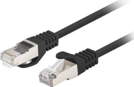 Kabllo rrjeti Lanberg Patch Cord Cat.6 FTP, 3m, set 10 copë, e zezë