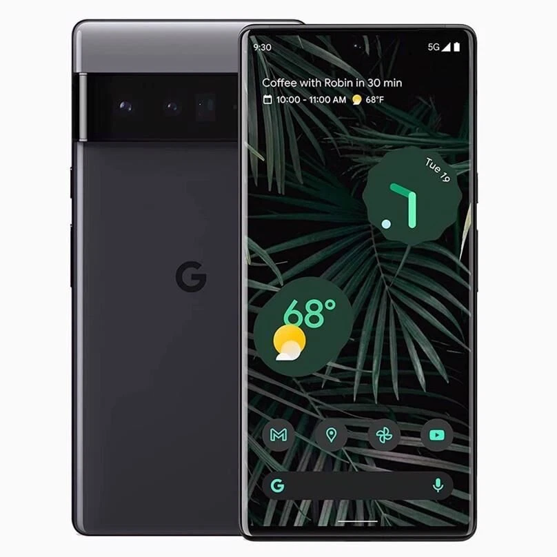 Telefoni Google Pixel 6 Pro, 128GB, 5G, i zi Stormy
