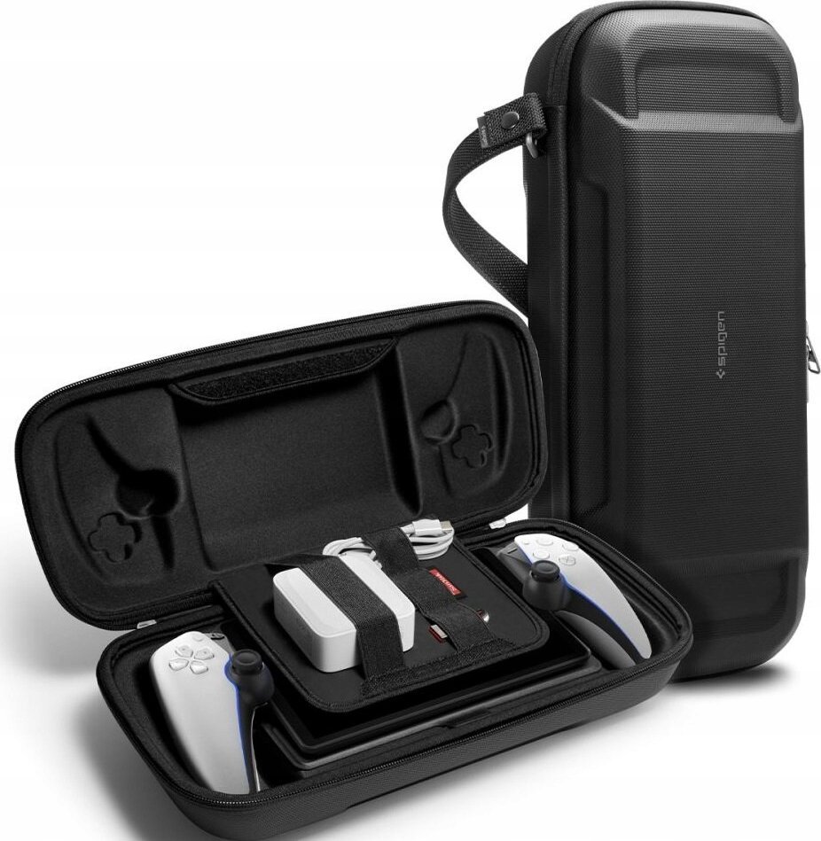 Kuti mbrojtëse Spigen Rugged Armor Pro, për Sony Playstation Portal, e zezë