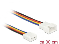 Kabllo DeLock 4pin - 4pin (85361), 0.3m, shumëngjyrëshe