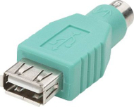 Adapter USB në PS2 Goobay 68919, për maus dhe tastierë, jeshil