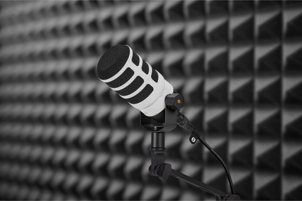 Pop filter RODE WS14 për PodMic, reduktim i zhurmës, i bardhë