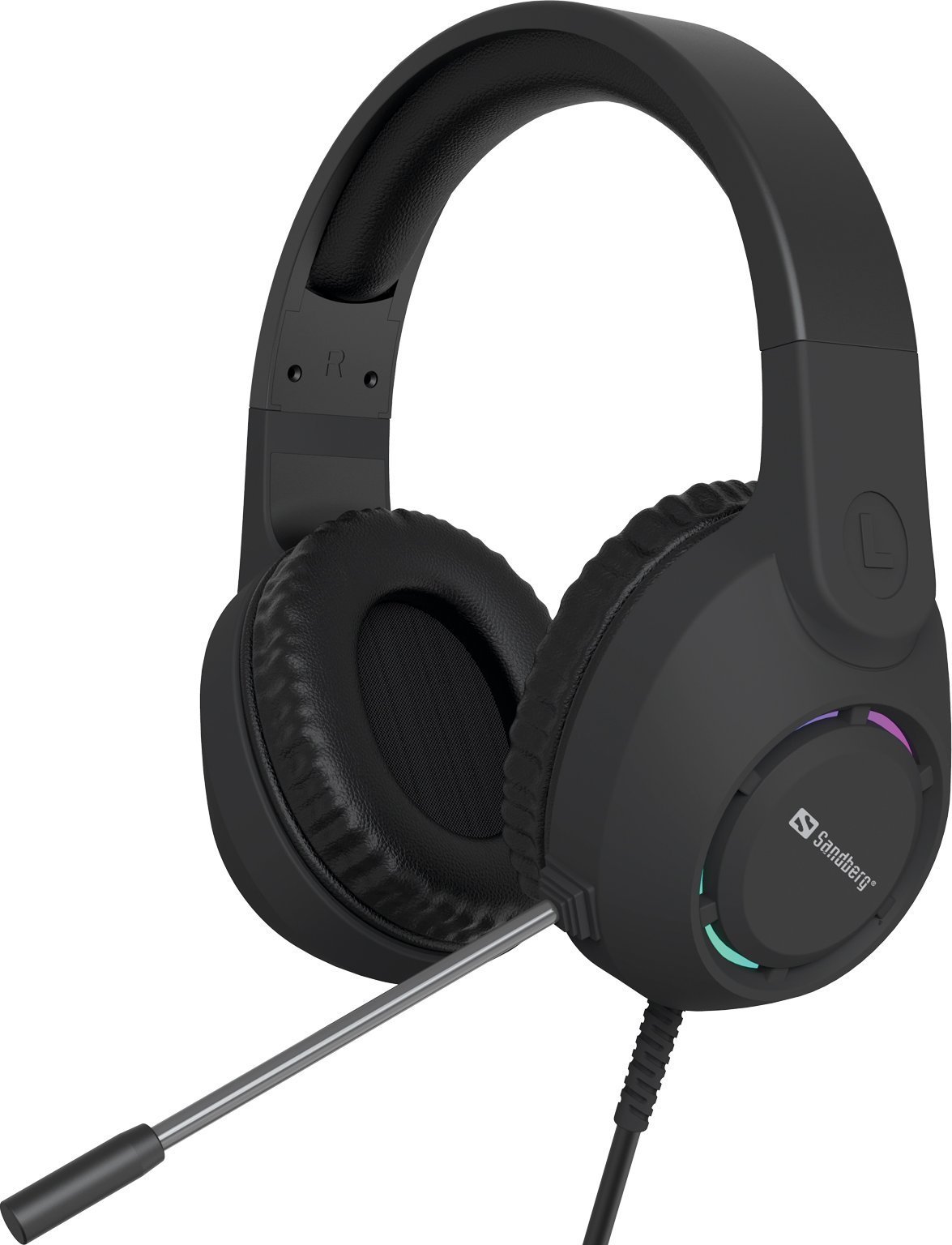 Headset gaming Sandberg BossBlaster, USB, me mikrofon, me LED