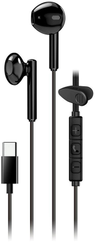 Kufje Genius HS-M366 me mikrofon, USB Type C, të zeza