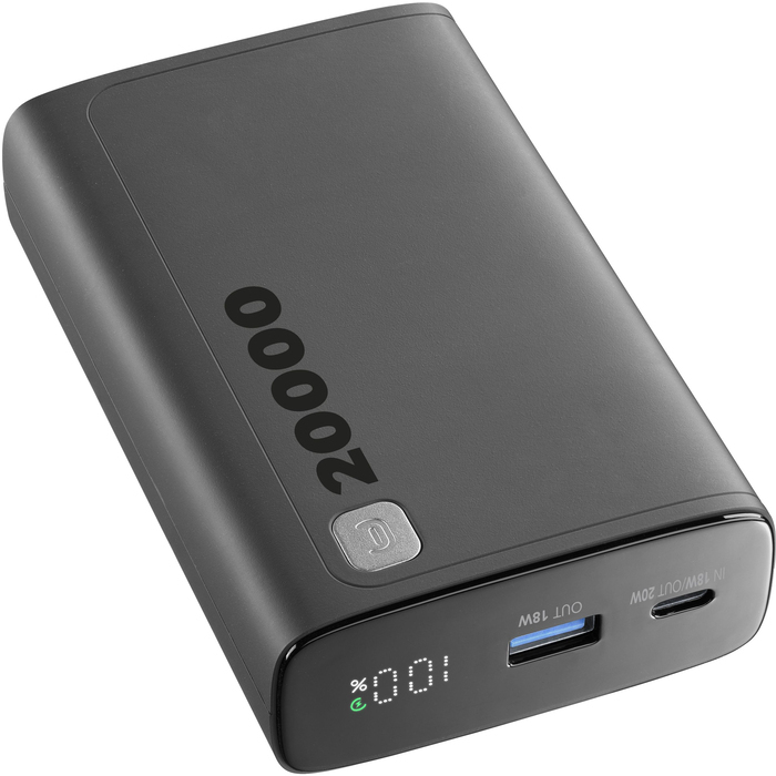Powerbank Cellularline Elite, 20000 mAH, 20W, i zi