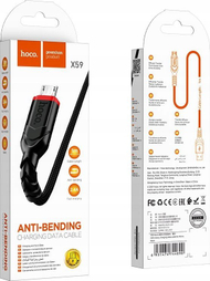 Kabllo USB A në Micro USB Hoco X59, 3 m, 2.4A, e zezë