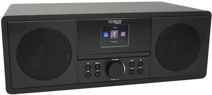 Radio Technaxx TX-187, e zezë