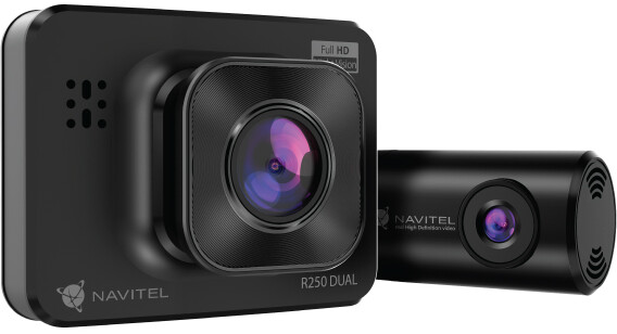 Kamerë për makinë Navitel R250 DUAL, e zezë