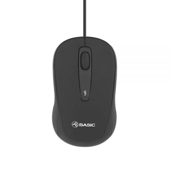 Maus Tellur Mini me kabllo, USB, 1600 DPI, i zi