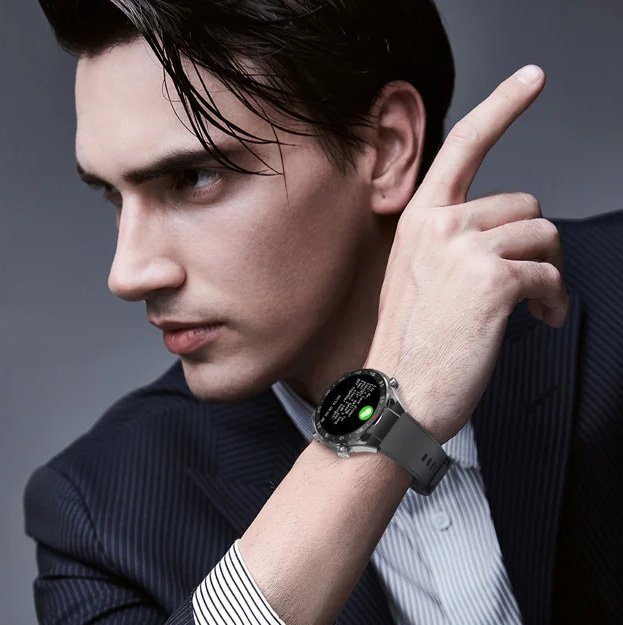 Smartwatch Gravity GT13, ekran inteligjent, monitorim aktiviteti, i zi