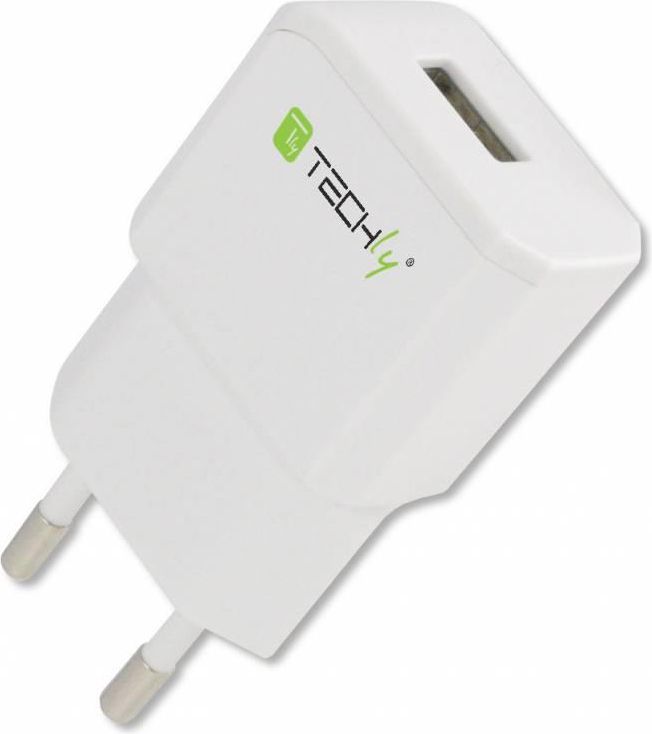 Karikues muri Techly Slim USB, 5V 2.1A, 10.5W, i bardhë