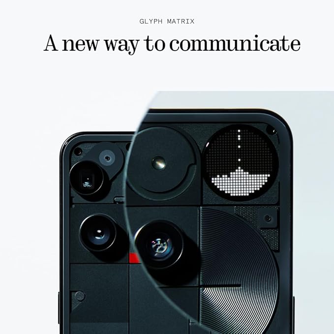 Celular Nothing Phone (3), 6.67″, 12 GB RAM, 256GB, i zi