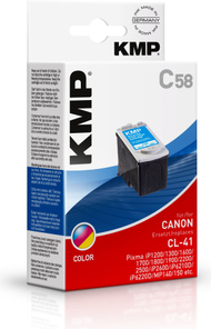 Kертриџ со боја KMP C58, 3 бои, пигмент, 1 парче