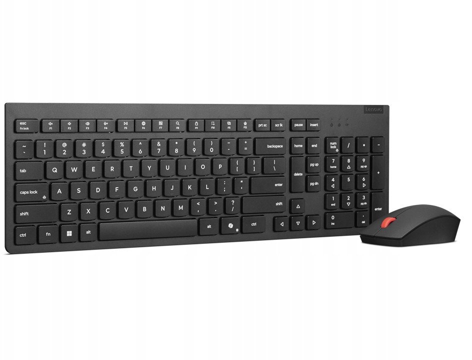 Set tastierë dhe mi Lenovo Essential, wireless 2.4 GHz, Russian Cyrillic, i zi