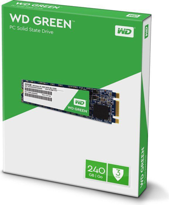 Disk SSD WD Green, 240GB, M.2 2280 SATA III