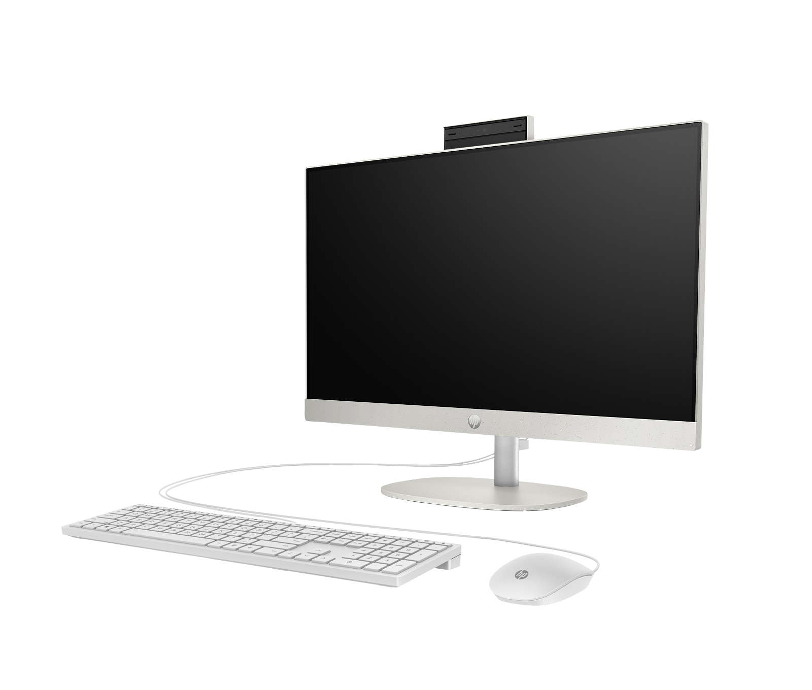 Kompjuter HP PC AIO 24-cr0012nh, 23.8'', Intel Core i5-1335U, 8GB RAM DDR4, 512GB SSD, Intel Iris Xe Graphics, shell white