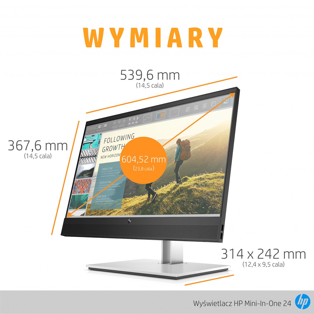 Monitor HP Mini-in-One 24, 23.8", Full HD, i zi