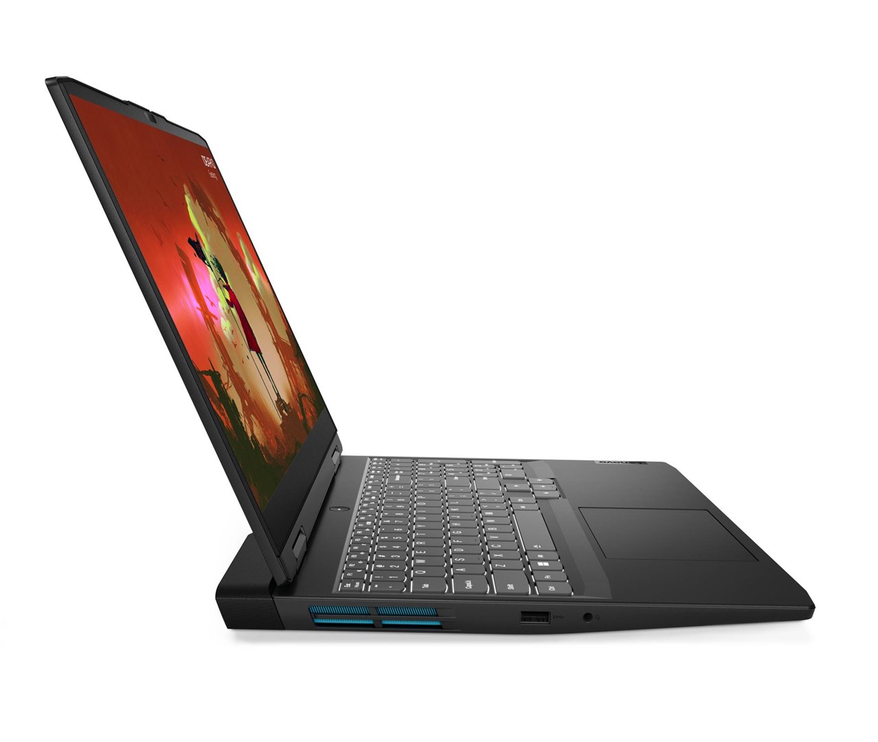 Laptop Lenovo IdeaPad Gaming, 15.6", AMD Ryzen 5 7535HS, 16 GB RAM, 512 GB SSD, NVIDIA GeForce RTX 3050, i hirtë