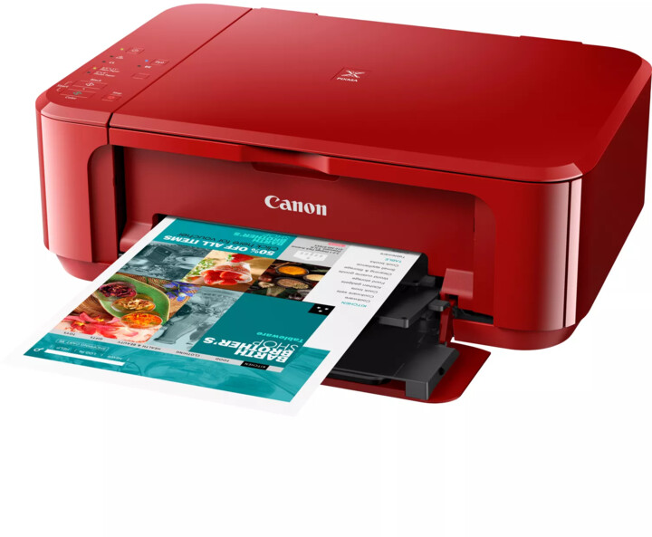 Печатач Canon PIXMA MG3650S, црвена