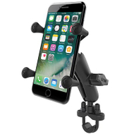 Mbajtëse telefoni RAM X-Grip Universal, për timon 0.5"-1.25", bazë U-Bolt metalike