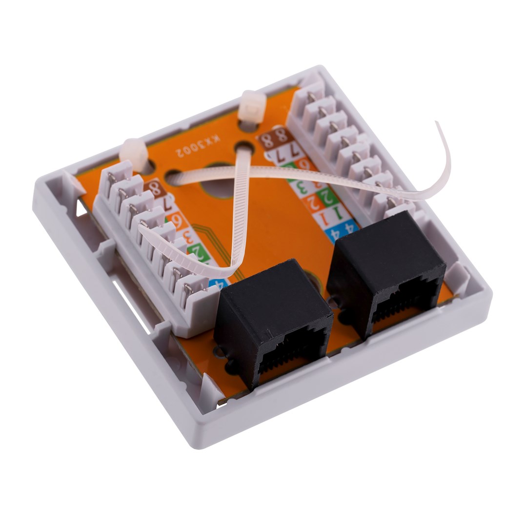 Prizë rrjeti Alantec GN011, UTP Cat.6, 2xRJ45, e bardhë
