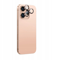 Mbrojtës kamerë AmazingThing AR Aluminum 3 Lens Glass, për iPhone 16 Pro 16 Pro Max, rose gold