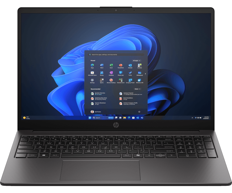 Laptop HP 250R G10, Intel Core 5-120U, 16GB RAM, 512GB SSD, gri Dark Ash Silver