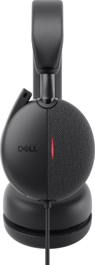 Kufje Dell WH5024 Pro Wired On-Ear (520-BBGQ), USB Type-A, ANC, të zeza