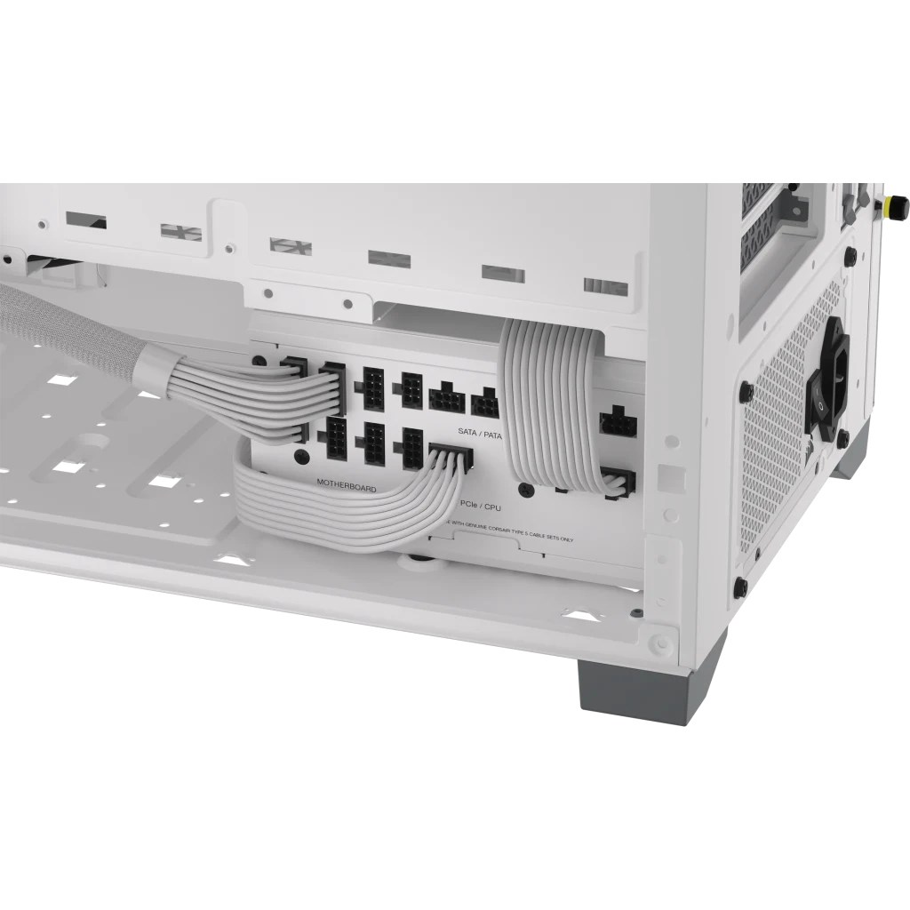 Furnizues energjie Corsair RM1000x Shift, 1000W, ATX, plotësisht modular, i bardhë