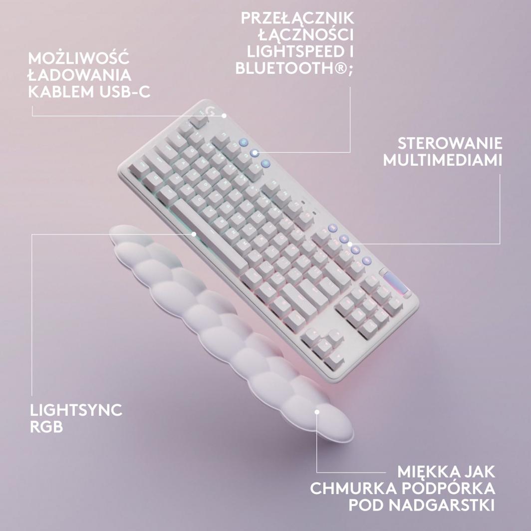 Logitech G715 Tactile (920-010465), e bardhë