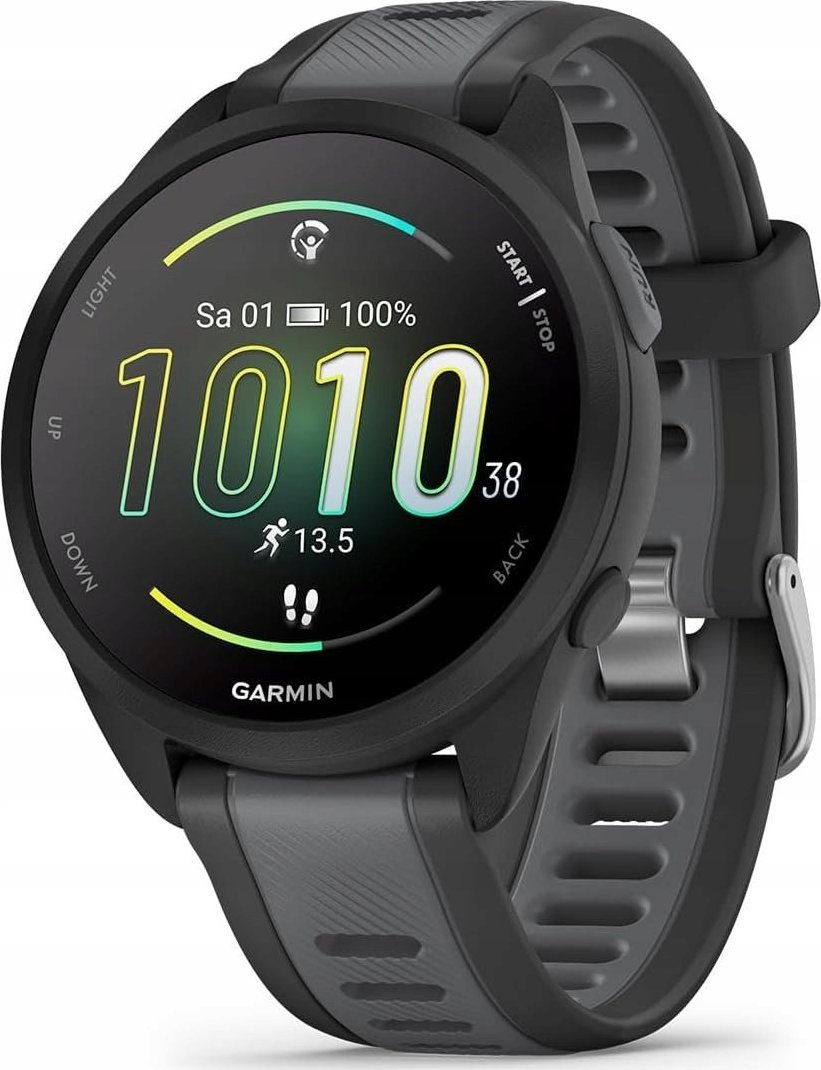 Ora sportive Garmin Forerunner 165, 1.2", GPS, AMOLED, e zezë