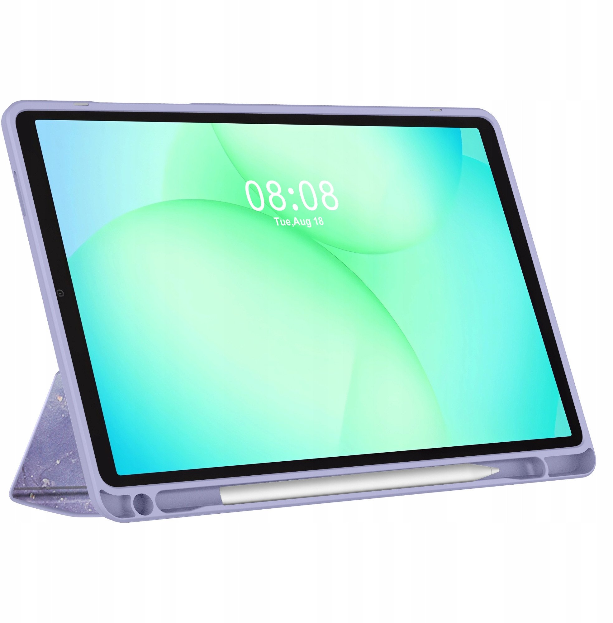 Mbulesë tablet Tech-Protect SC Pen Hybrid, Galaxy Tab A9 A11 8.7, Violet Marble, vjollcë