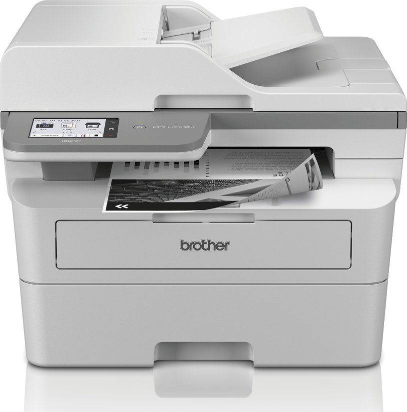 Printer multifunksional Brother MFC-L2960DW, laser mono, A4, 34 fpm, Wi-Fi