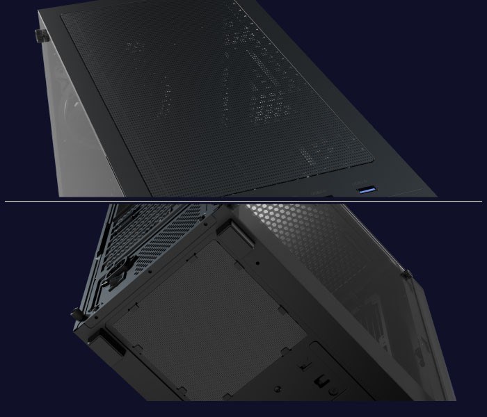Kullë PC Aerocool Designer G BK v1, MIDI Tower, xham i temperuar, e zezë