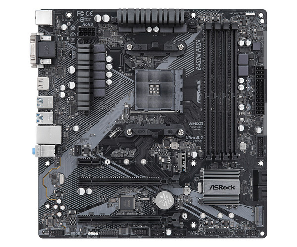 Pllakë amë Asrock B450M Pro4 R2.0 AMD B450 Socket AM4 micro ATX