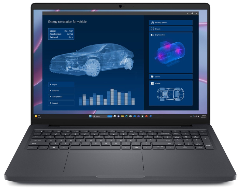 Laptop Dell Pro Max 16 MC16255, 16", Ryzen AI 7 Pro, 32GB RAM, 512GB SSD, i zi