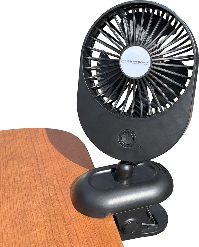 Ventilator portativ Esperanza Silene, USB, i qetë, i bardhë