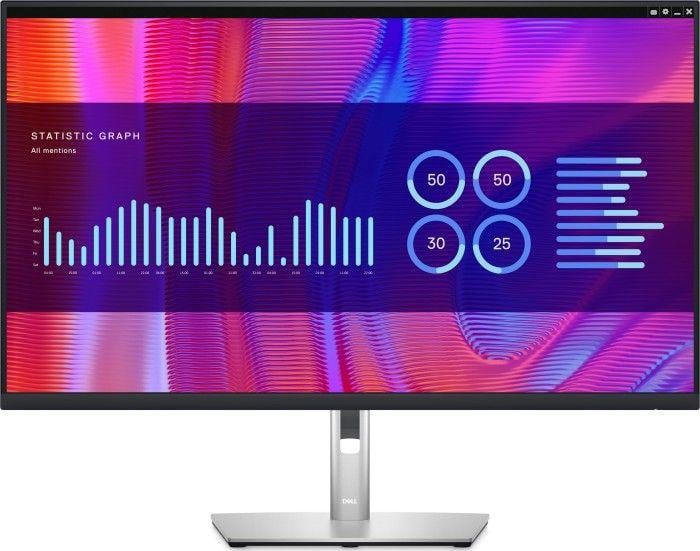 Monitor Dell P3223DE, 31.5", 2560x1440 (WQHD), i zi/argjend