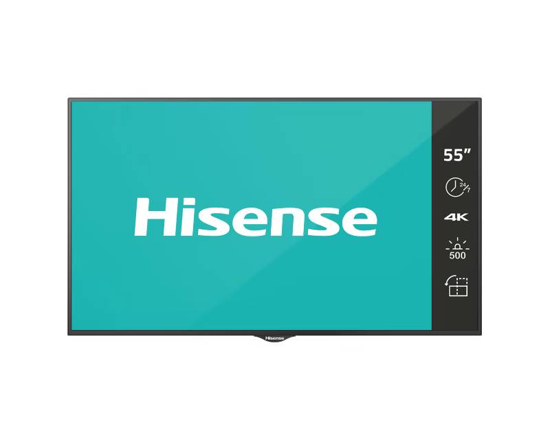 HISENSE 55" 55BM66AE 4K UHD Digital Signage Display - 24/7 Operation Android 9